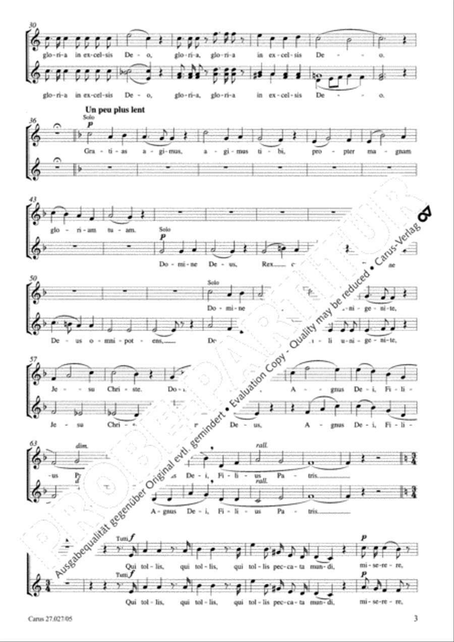 Messe breve SA scores gallery preview page 4