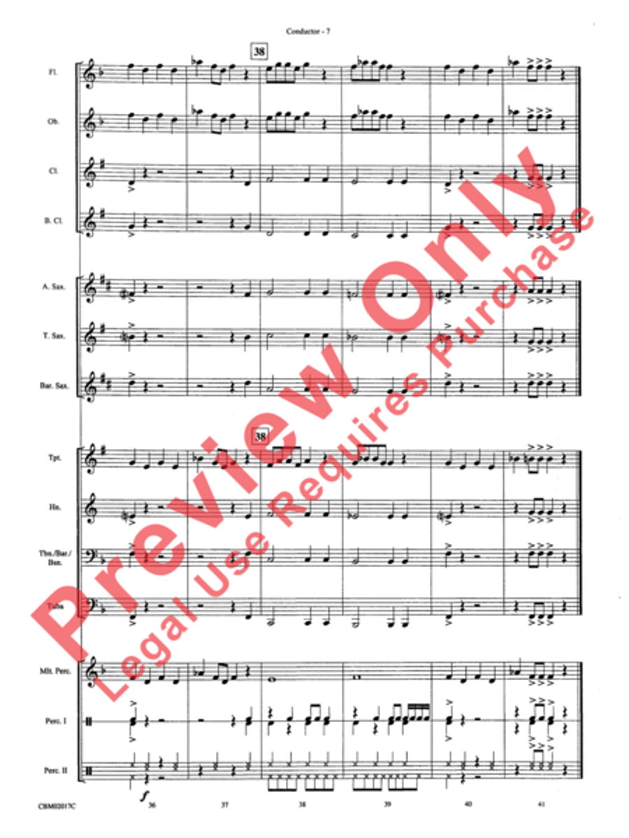 Great Balls of Fire Great Balls of Fire Concert Band scores gallery preview page 9