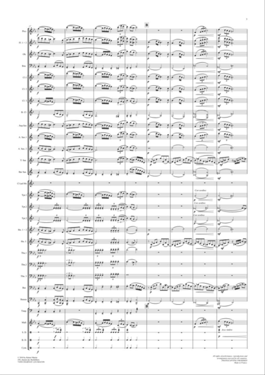 Hommage aux poilus Concert Band scores gallery preview page 4