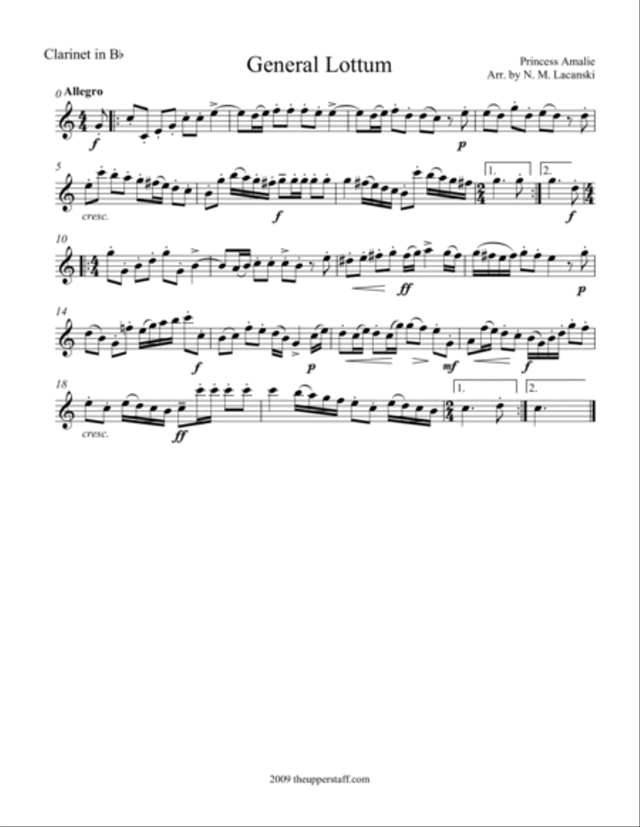 General Lottum Woodwind Duet scores gallery preview page 2