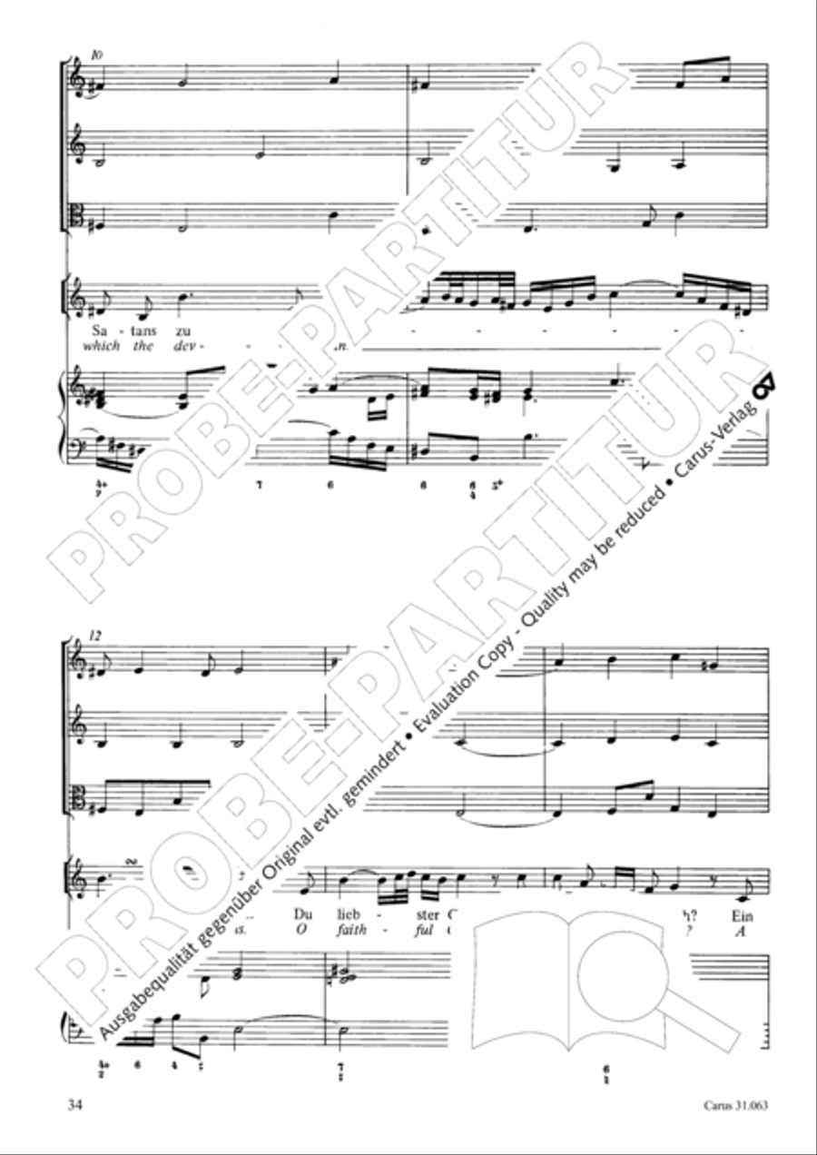 Christians, etch this blessed day (Christen, atzet diesen Tag) 4-Part scores gallery preview page 35