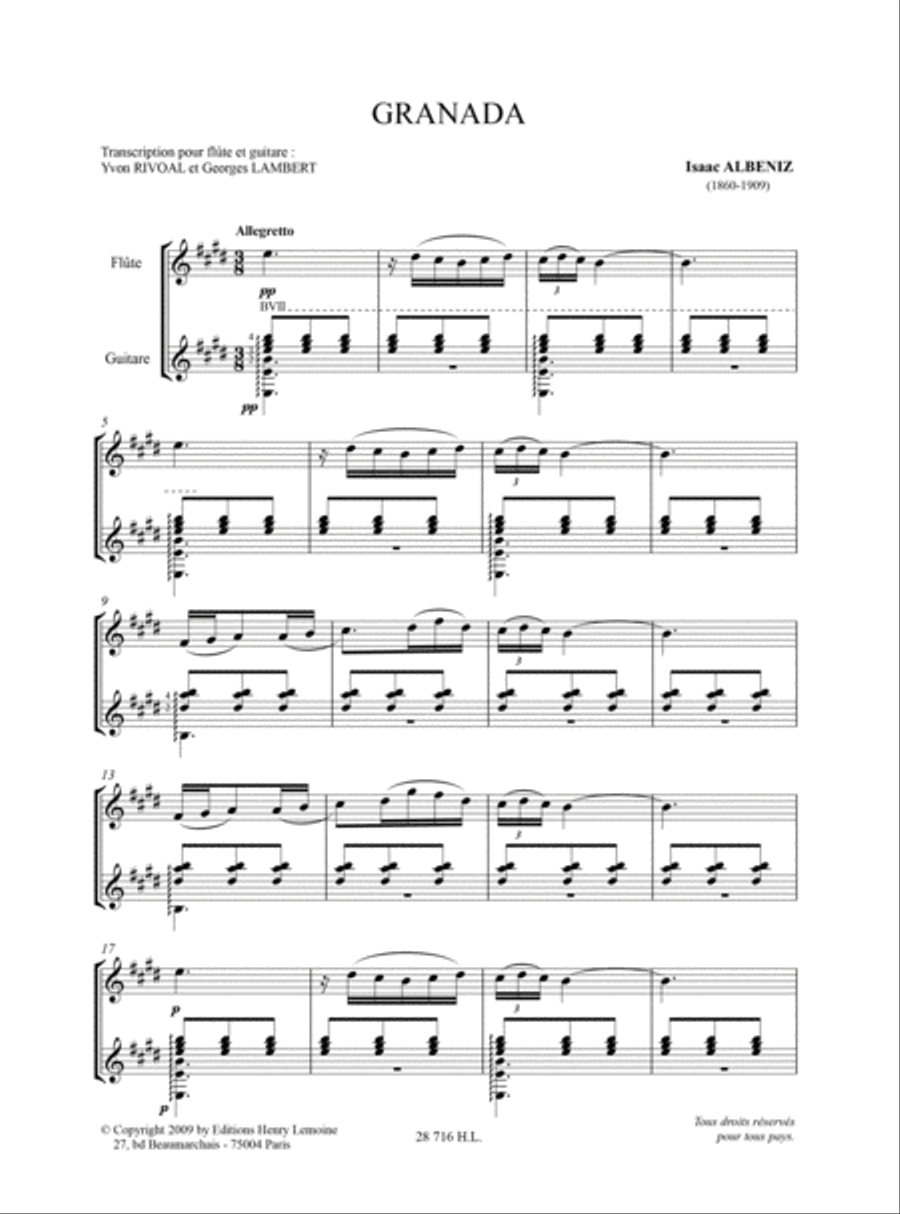 Granada Flute scores gallery preview page 2