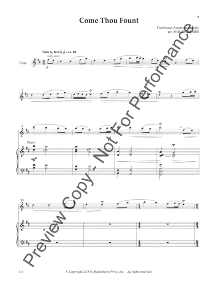 Instrumental Worship - treble instruments in C C Instrument scores gallery preview page 8