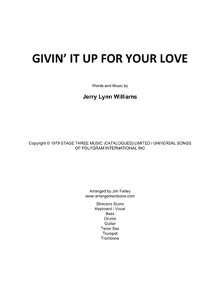 Book cover for Givin' It Up For Your Love