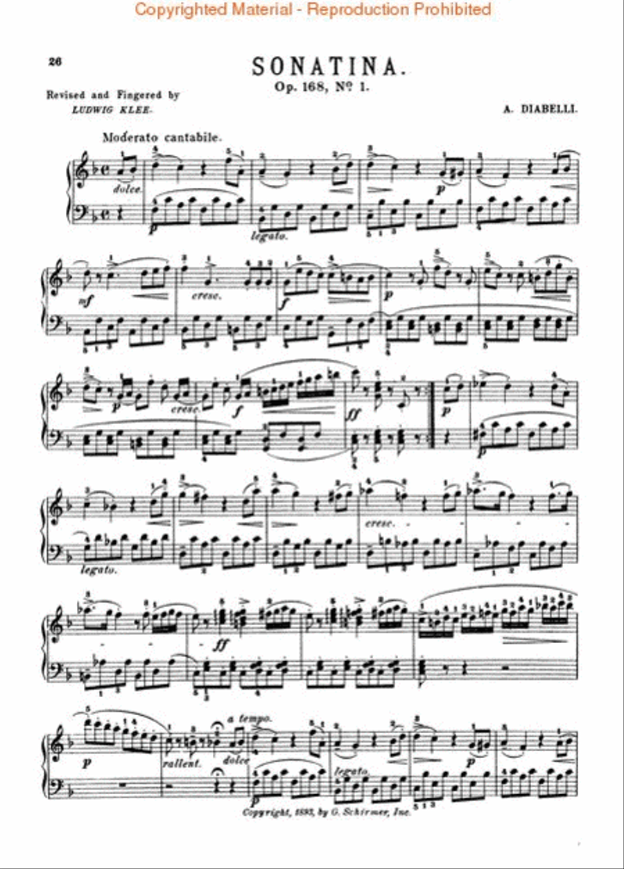 11 Sonatinas, Op. 151 and 168