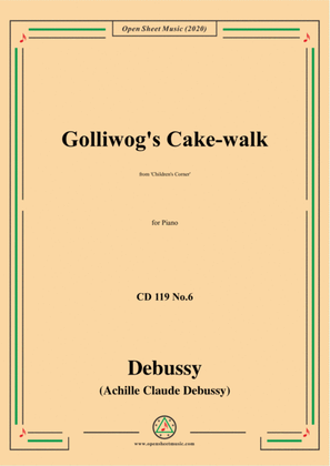 Debussy-Golliwog's Cake-walk,CD 119 No.6(L.113 No.6),for Piano