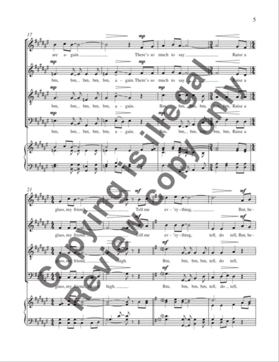 In vino veritas 4-Part scores gallery preview page 4