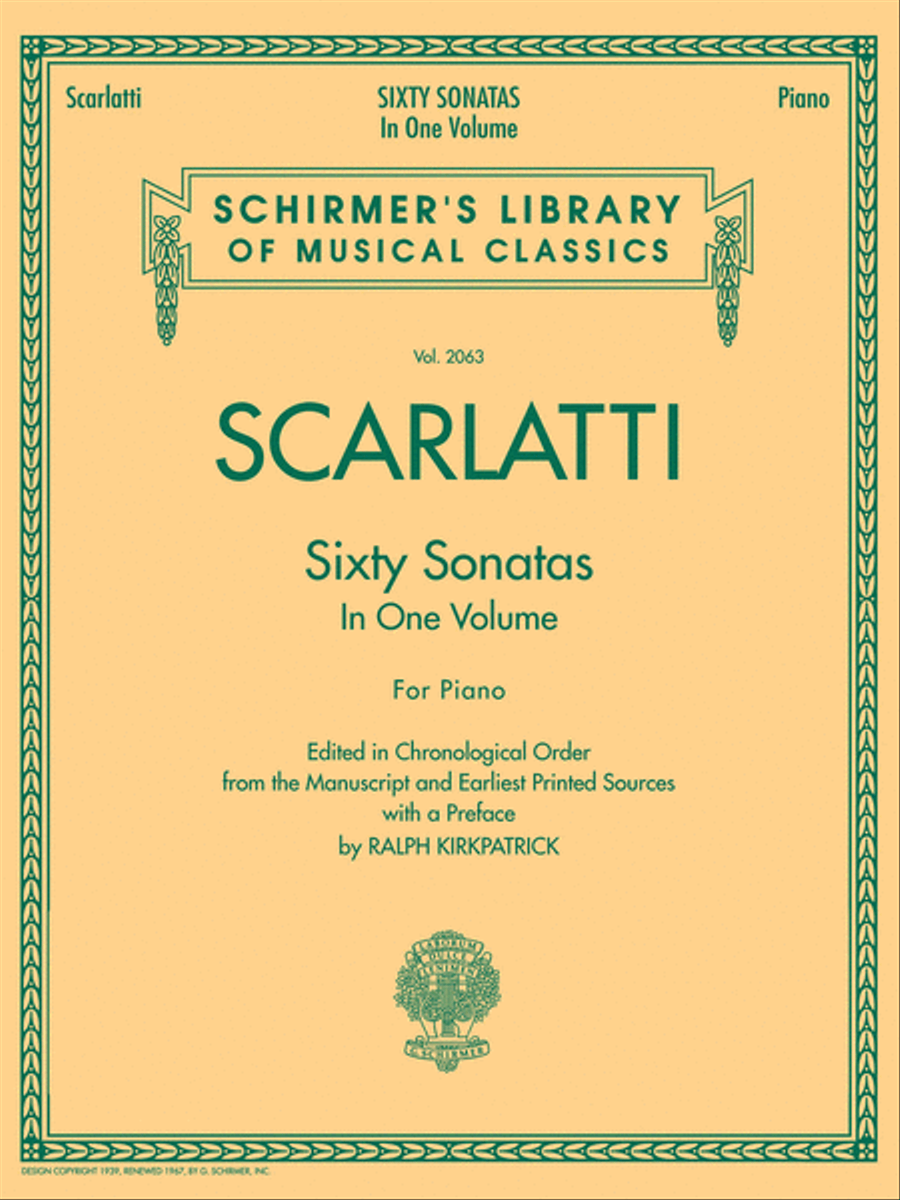 60 Sonatas, Books 1 and 2 Piano scores gallery preview page 1