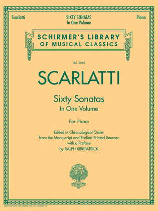 Book cover for 60 Sonatas, Books 1 and 2