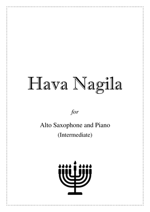 Book cover for Hava Nagila - Alto Saxophone and Piano