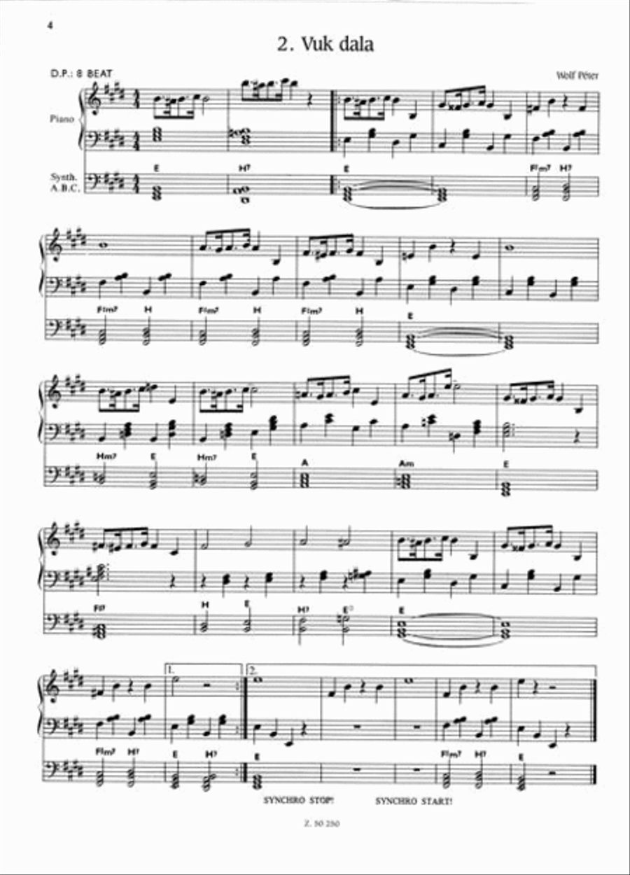 Das ist ein Kinderspiel! (Mesefilmek zeneiböl) Piano scores gallery preview page 2