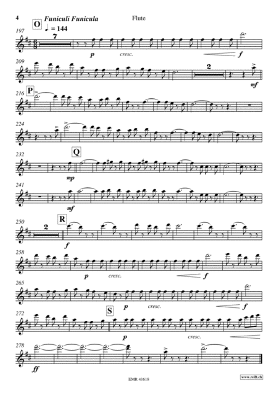 Greetings From Italy Greetings From Italy Flute Solo scores gallery preview page 5