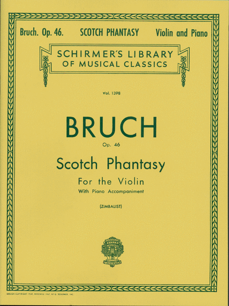 Max Bruch: Scotch Phantasy, Op. 46 - Piano/Violin