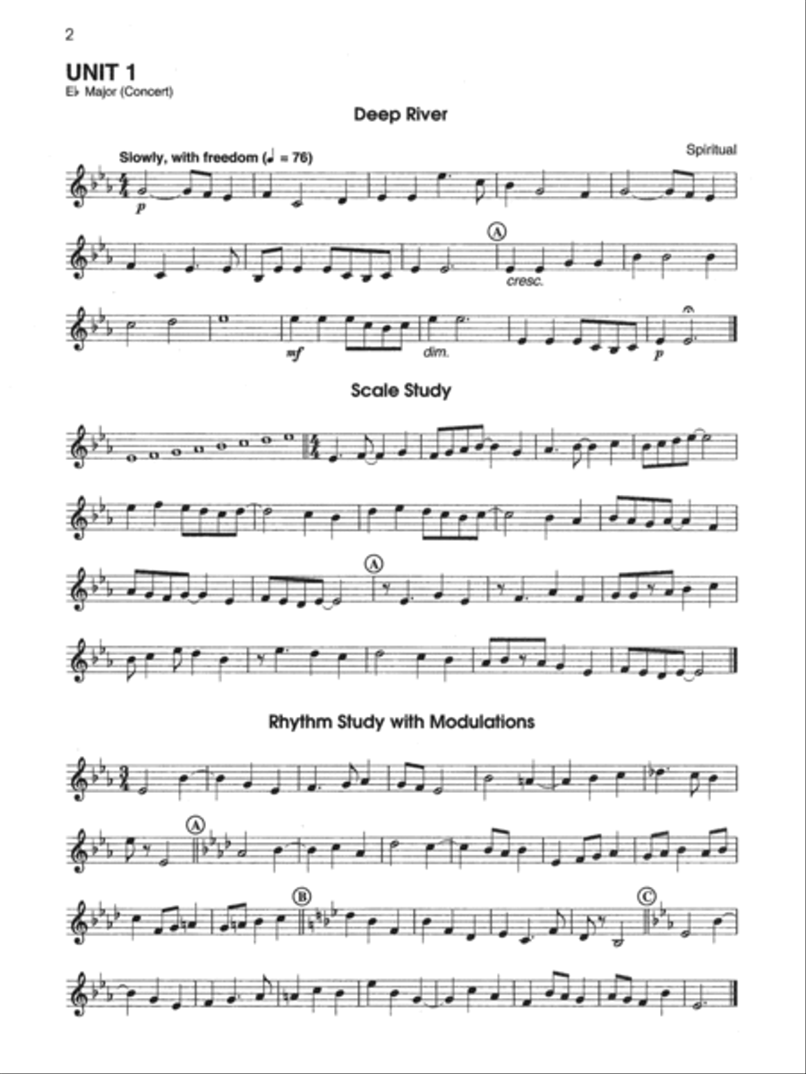 Technique Through Performance Concert Band Methods scores gallery preview page 3