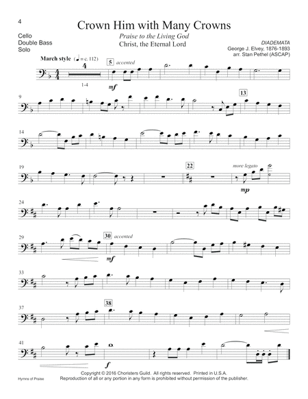 Hymns of Praise - Cello/Double Bass