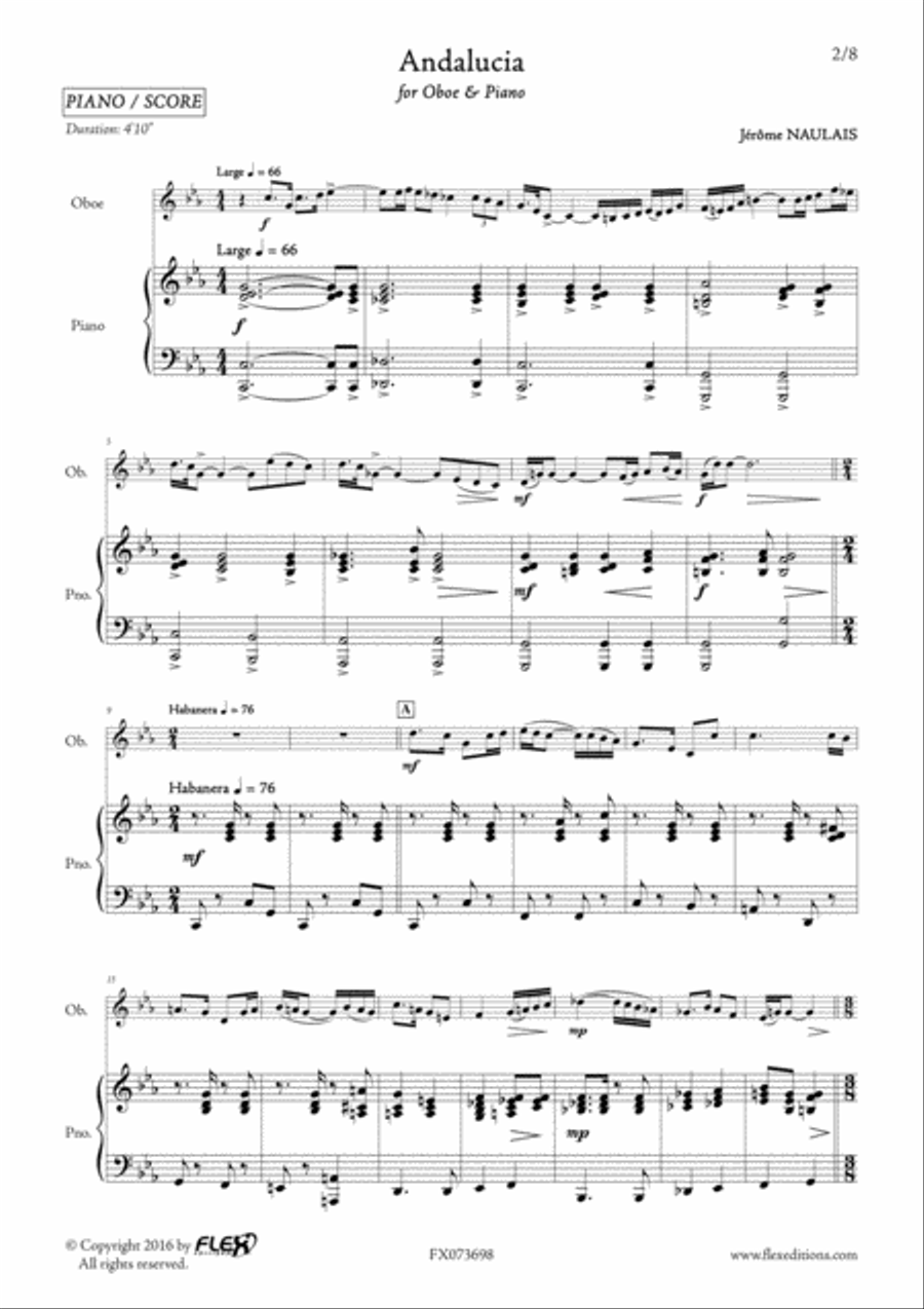 Andalucia Piano Accompaniment scores gallery preview page 2