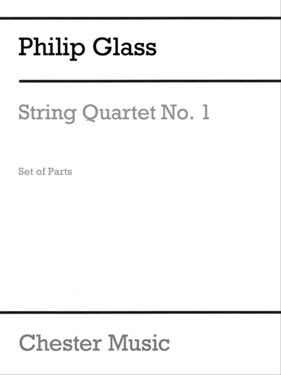 String Quartet No. 1 String Quartet scores gallery preview page 1