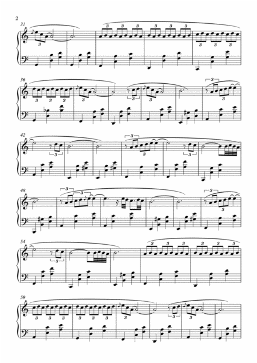 It Was Always You Piano Solo scores gallery preview page 2