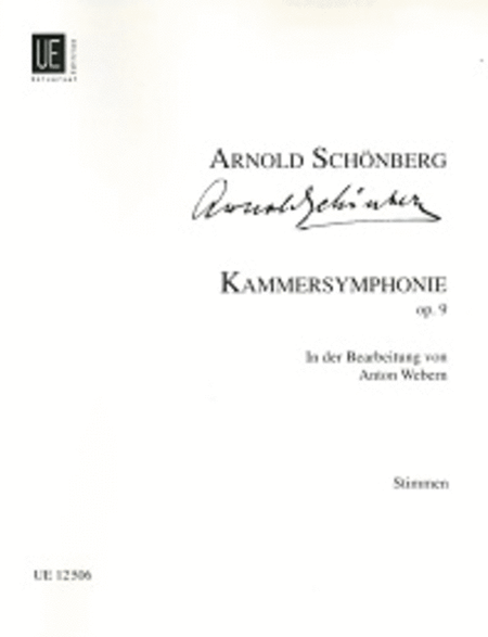 Chamber Symphony, Op. 9 Erste Kammersymphonie image number null