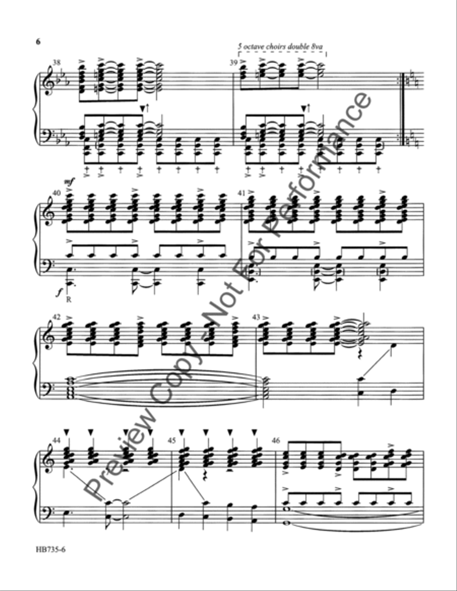 Low in the Grave He Lay (Up from the Grave He Arose) 5-Octaves scores gallery preview page 7