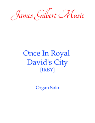 Book cover for Once In Royal David's City [IRBY]