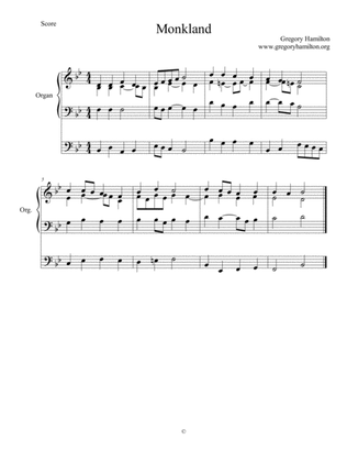Monkland - Songs of Praise the Angels Sang - Alternate Harmonization