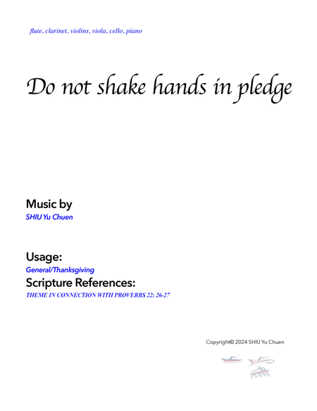 Do not shake hands in pledge image number null