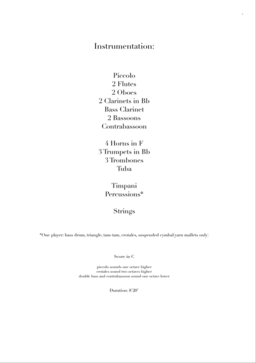 Davide Tammaro: TEMPUS per orchestra (ES-22-056) - Score Only Full Orchestra scores gallery preview page 3
