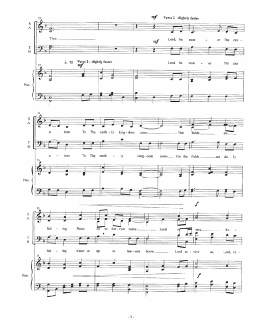 Return Again 4-Part scores gallery preview page 4