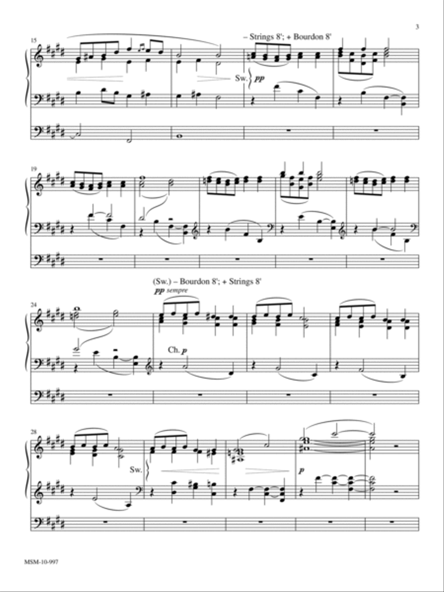 At the Cradle Organ scores gallery preview page 5