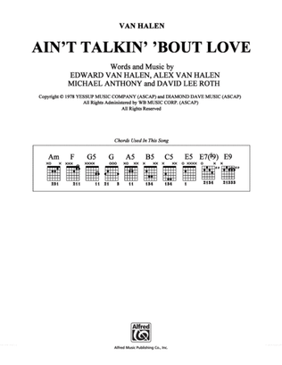 Ain't Talkin' 'Bout Love