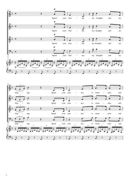 Speed your journey (Chorus of Hebrew Slaves) SATB