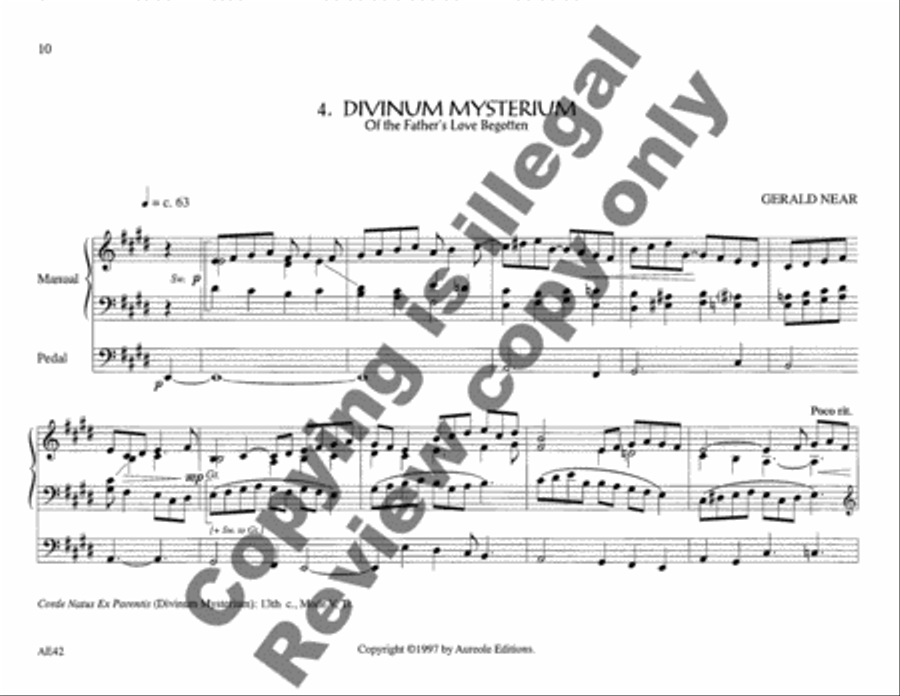 Chantworks, Set I Advent, Christmas, Epiphany Organ scores gallery preview page 7