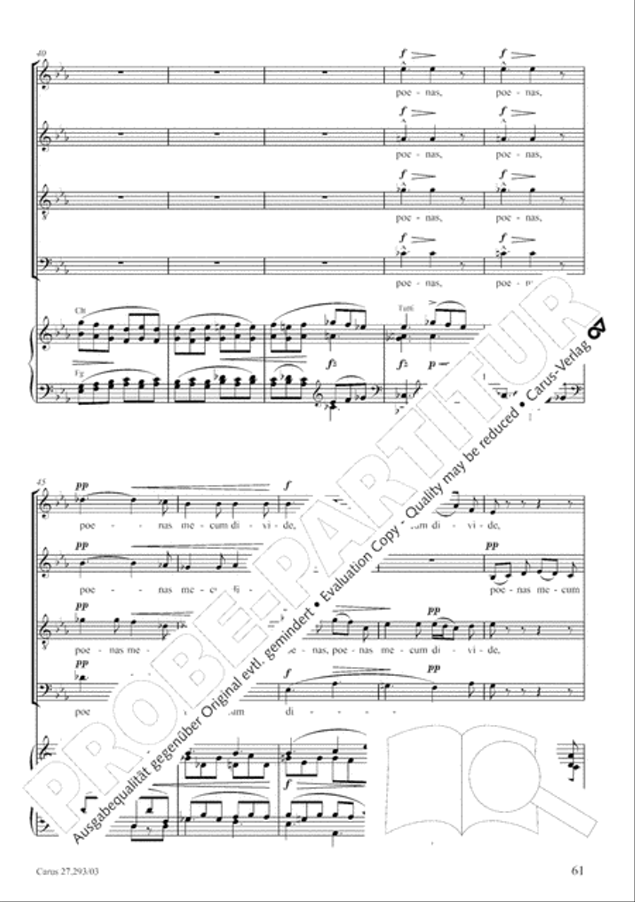 Stabat mater 4-Part scores gallery preview page 68