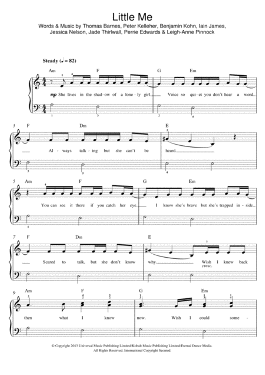 Little Me Little Me Easy Piano scores gallery preview page 1