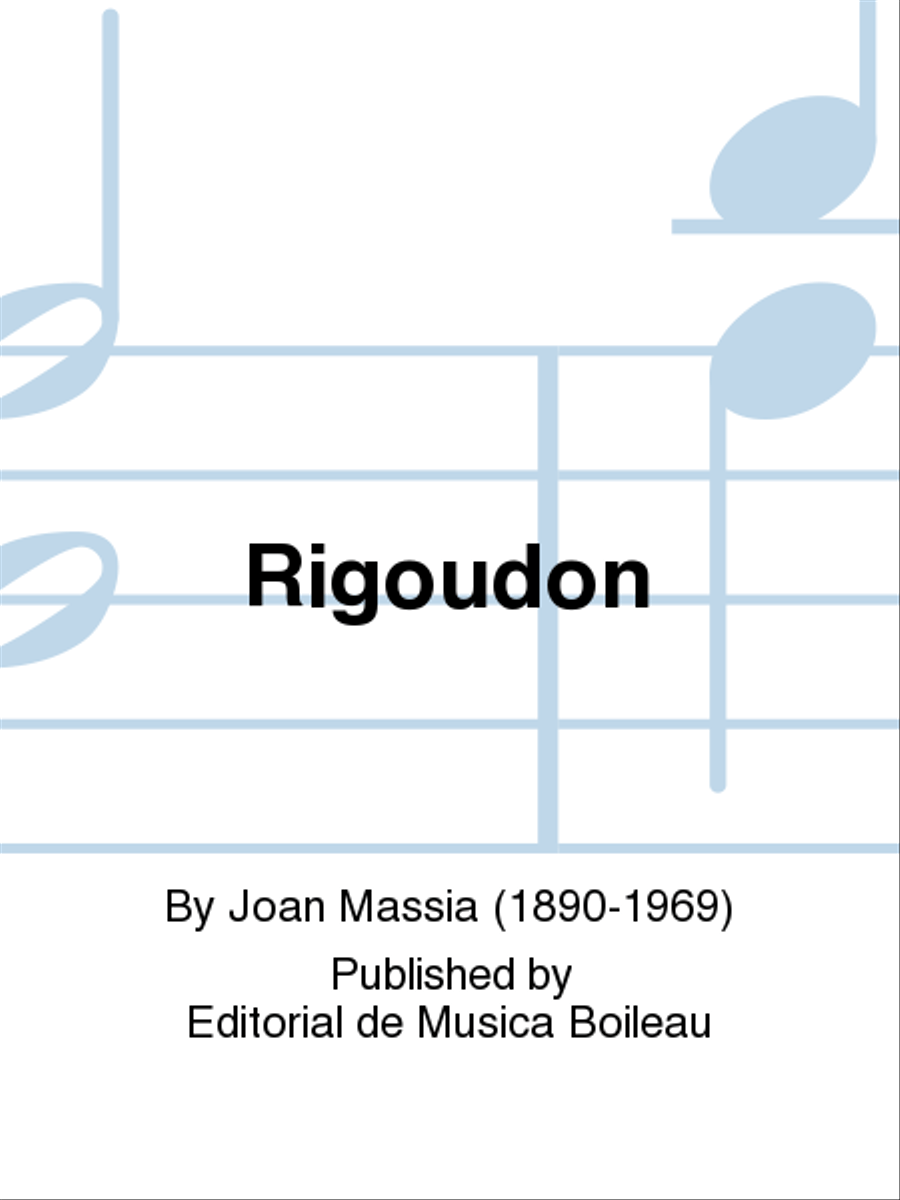 Rigoudon Rigoudon Violin Solo scores gallery preview page 1
