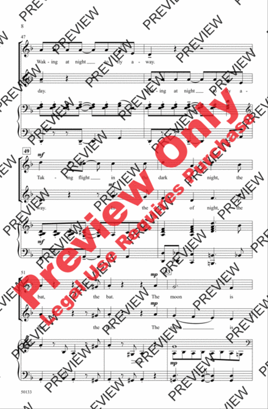 The Bat 2-Part scores gallery preview page 8