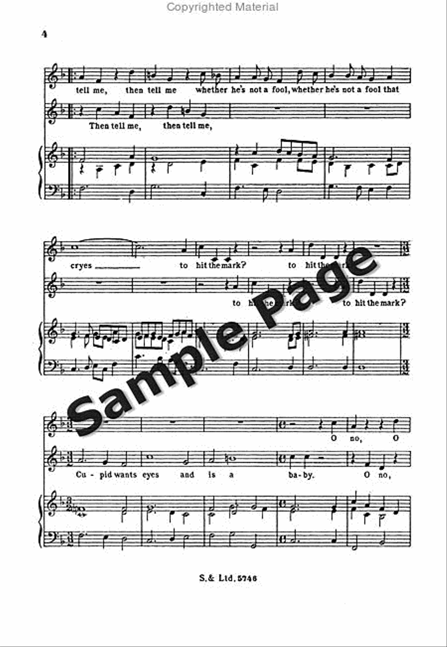 Sing Love Is Blind**pop** 4-Part scores gallery preview page 5