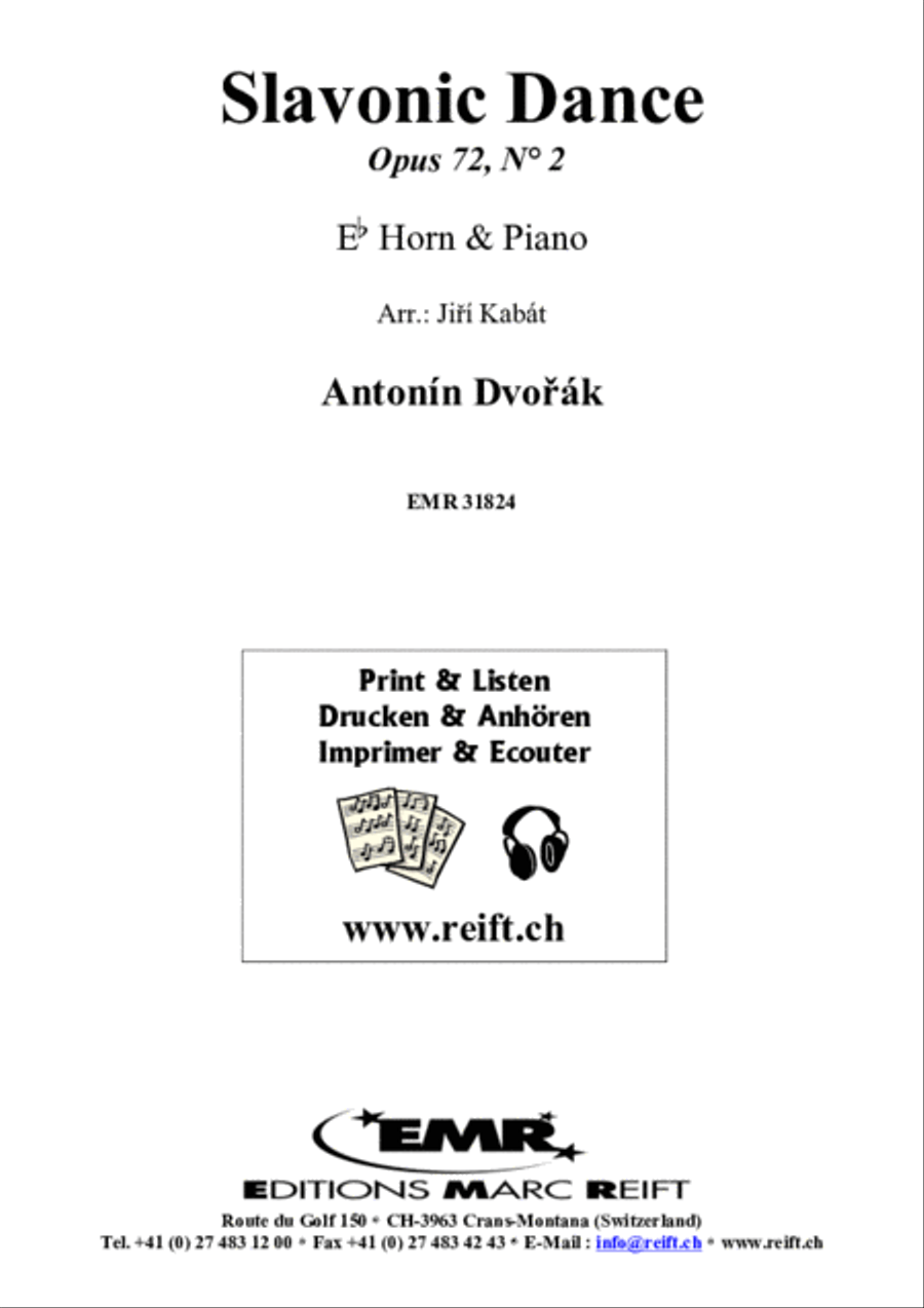 Slavonic Dance Slavonic Dance Horn scores gallery preview page 2
