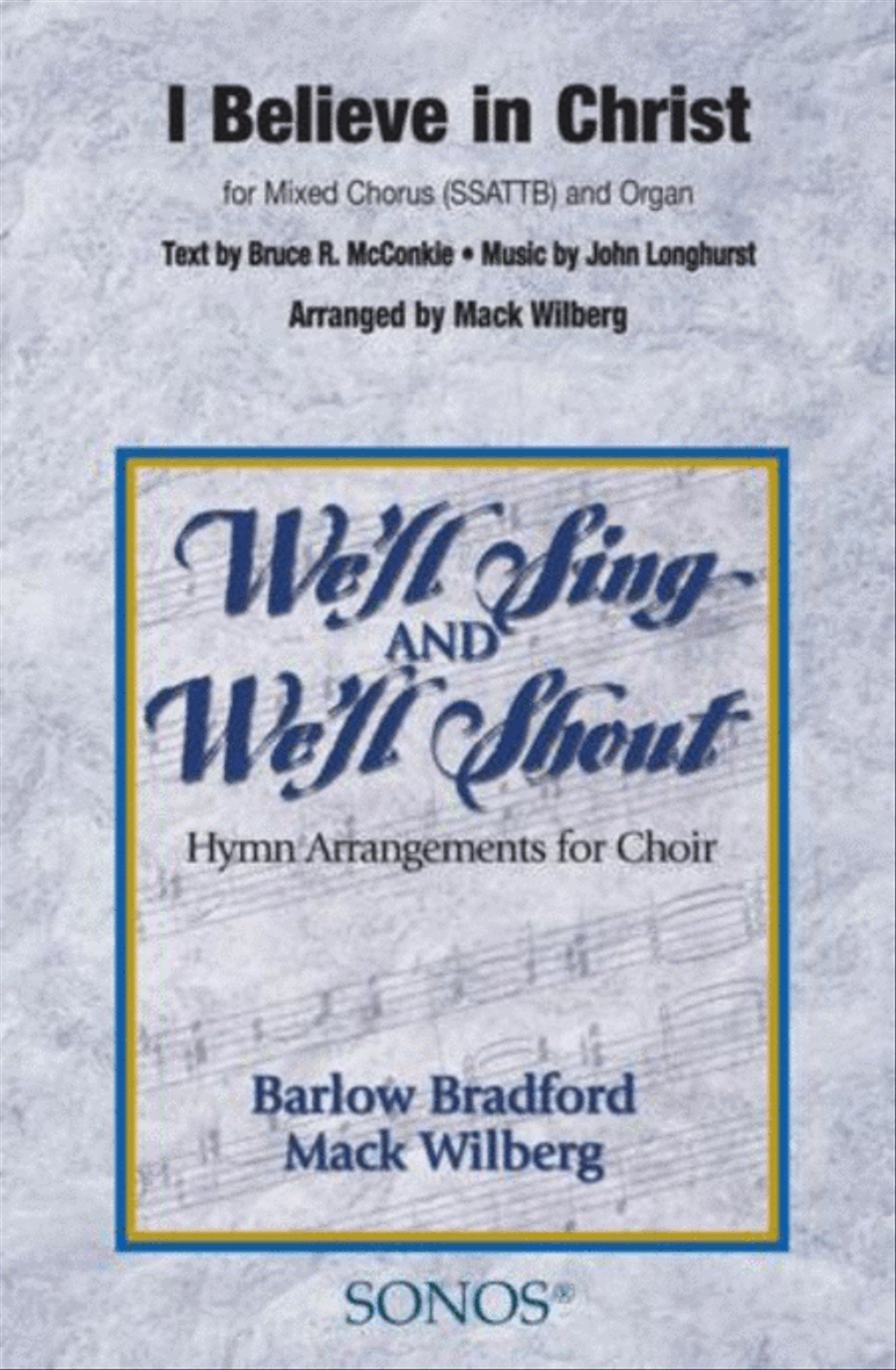 I Believe in Christ - SSATBB - Wilberg 4-Part scores gallery preview page 1