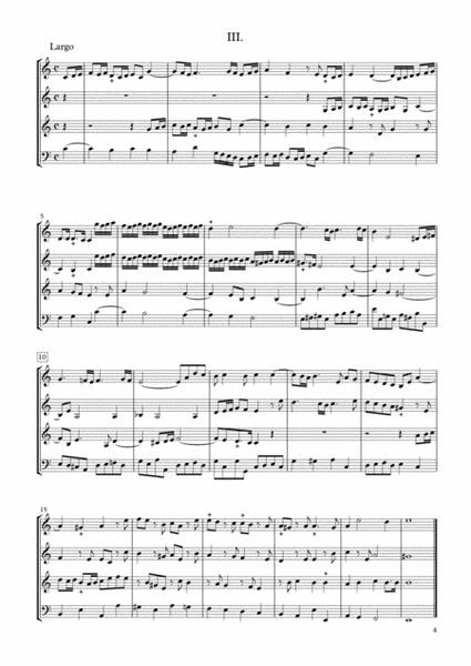 Sonata Op.34-6 for Clarinet Quartet image number null