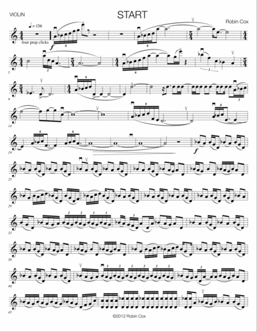 START Violin Solo scores gallery preview page 2