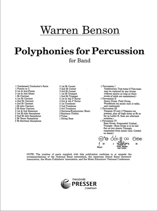 Book cover for Polyphonies For Percussion