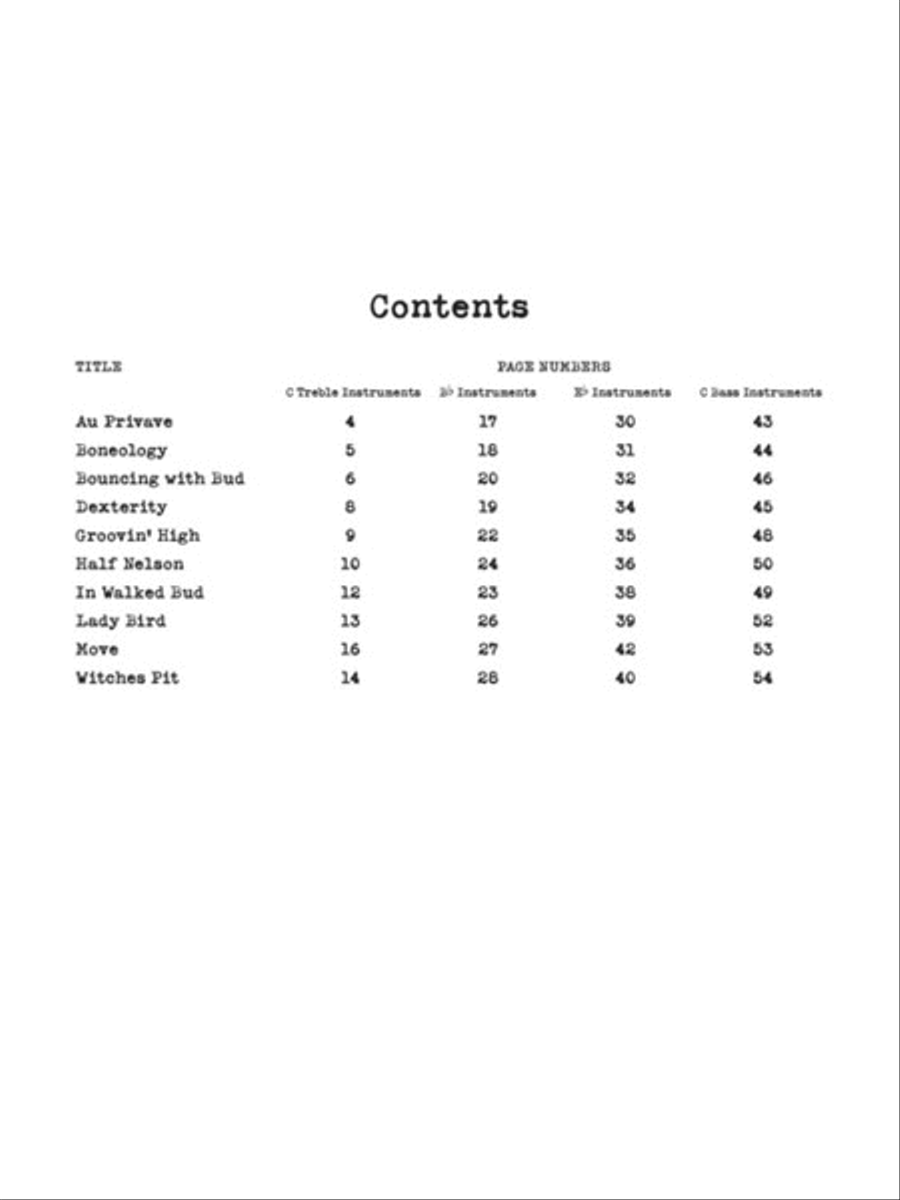 Bebop Era Play-Along Piano scores gallery preview page 2