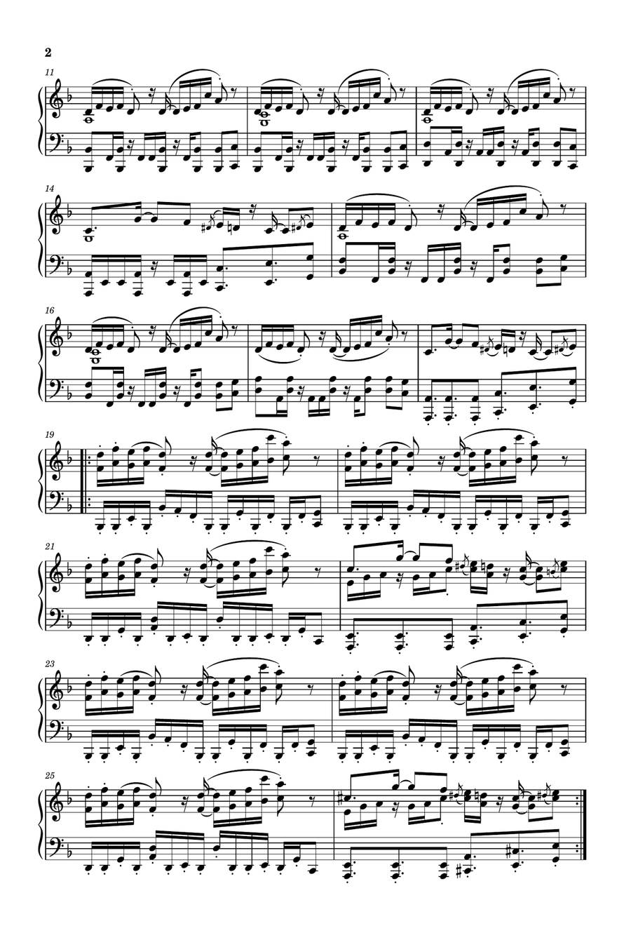 Asgore Piano Solo scores gallery preview page 2