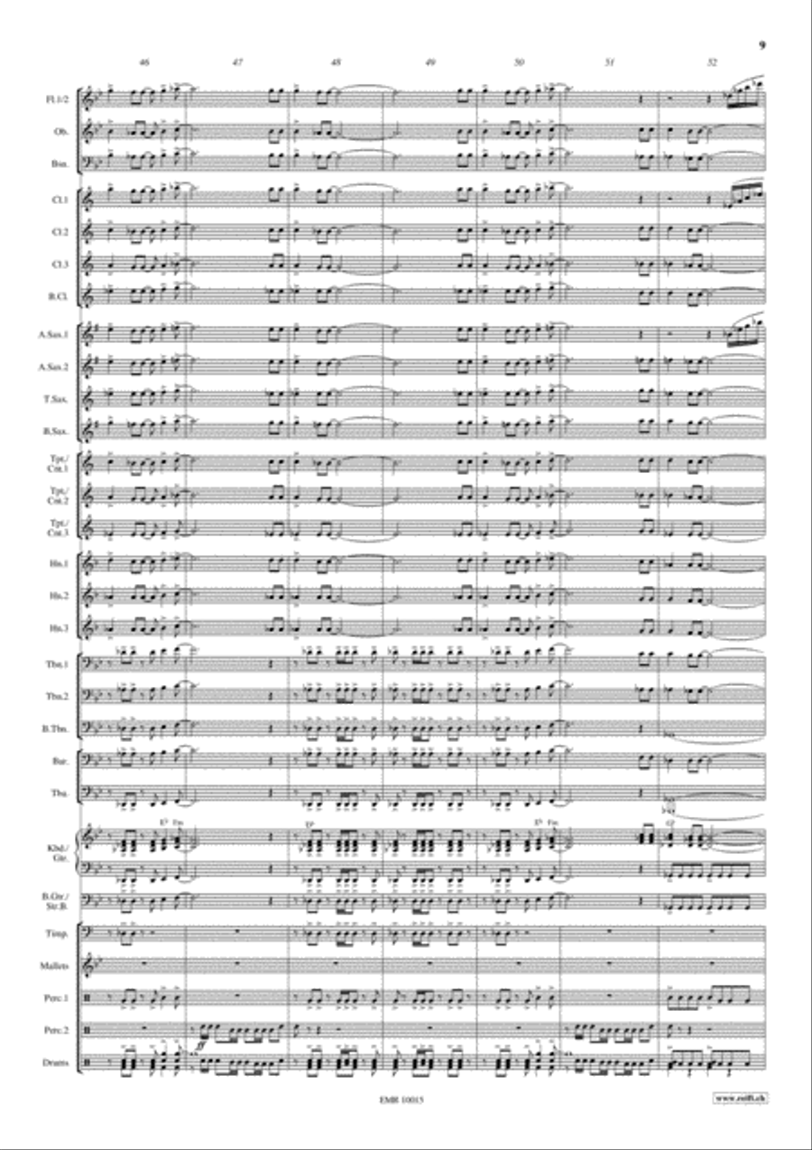 Training Montage Concert Band scores gallery preview page 10