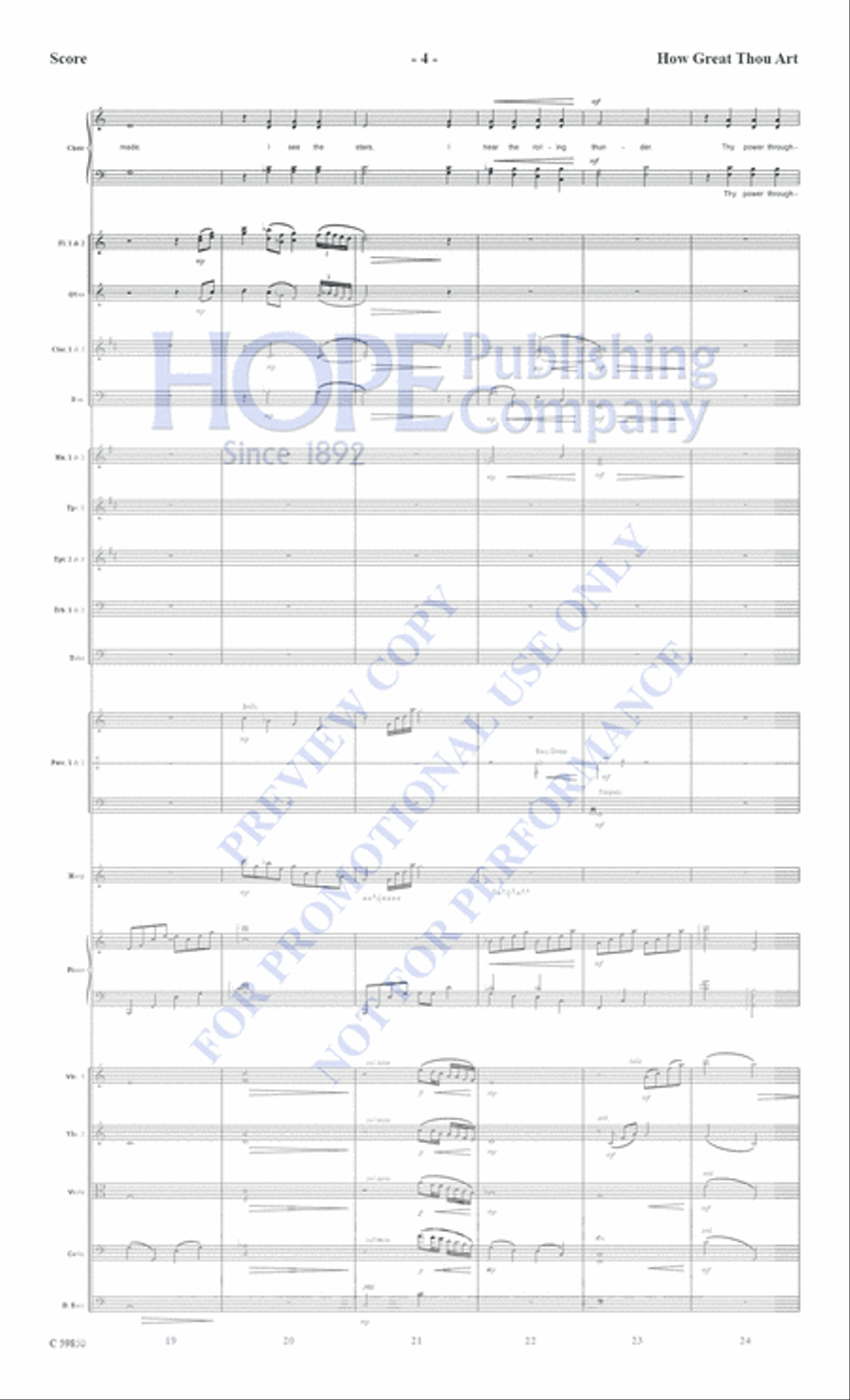 How Great Thou Art How Great Thou Art Choir scores gallery preview page 5