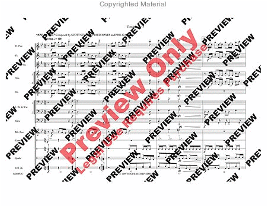 Fox Sports Themes Marching Band scores gallery preview page 4