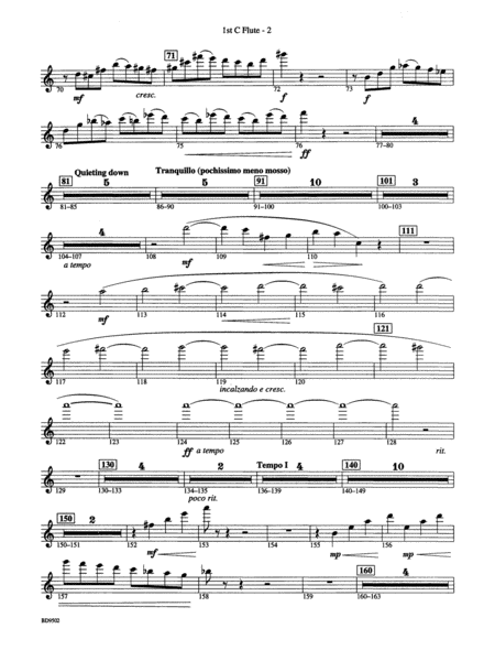 Symphony No. 3 for Band: Flute