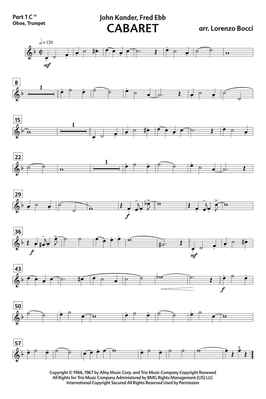 Cabaret Concert Band scores gallery preview page 6